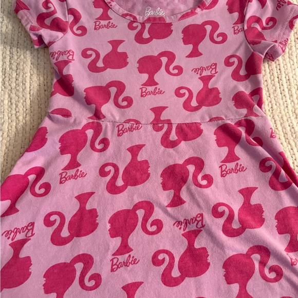 Barbie Pink Skater Dress 3T Graphic Girls - Picture 3 of 5
